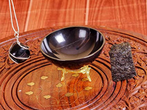 Protection and Purification: Black Tourmaline Stone Decorative Bowl