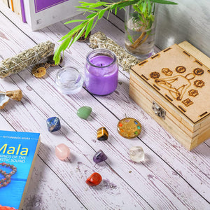 7 Chakra Healing Crystal Kit Set Crystals Collection for Home Décor