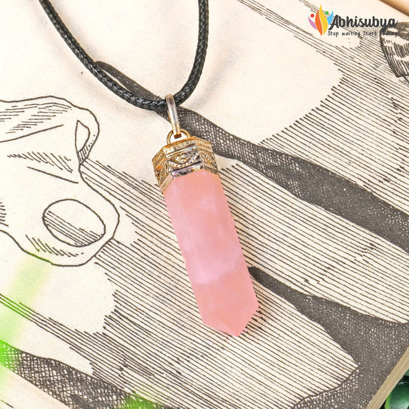 Clear Quartz Healing Crystal Necklace for Women Men - Orgonitecrystals