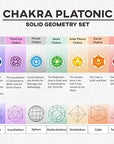 Platonic Solids Crystal 7pcs Sacred Stone Reiki Geometric Stone Set