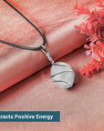 Handmade Carnelian Crystal Pencil Pendant Necklace for Women Men Girls