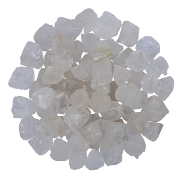 1 Lb Raw Clear Quartz Crystal - Unpolished Stone - White Quartz Crystal Raw - Raw Gemstones For Tumbling