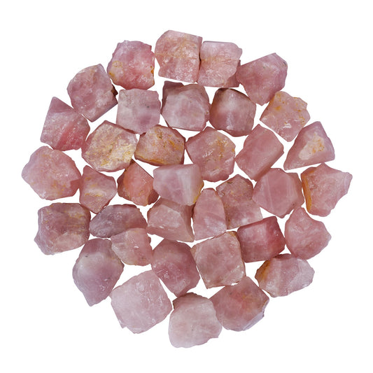 1 Lb Unpolished Rose Quartz - Raw Rose Quartz - Crystal Rose Gift - Rough Quartz Crystal